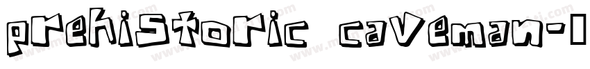 prehistoric caveman字体转换